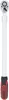 A close-up, full-length studio shot of a telescopic ratchet wrench against a white background. Náhled obrázku produktu