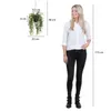 Mica Decorations Ficus hängende Kunstpflanze im Topf - H46 Produktbild-Vorschau 8