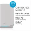NETGEAR Orbi RBK762S, Weiß, Intern, Mesh-System, 350 m², Produktbild-Vorschau 4