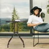 relaxdays záhradný stôl hnedý okrúhly 74,0 cm Náhľad obrázku produktu 5