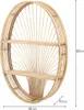 KidsDepot Rattan Wandregal Messa 49 x 69 cm Produktbild-Vorschau 4