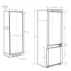 Haier 2D 55 Series 6 HBW5518D, 248 L, Beznámrazový systém Náhľad obrázku produktu 8