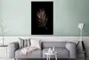 MuchoWow® Poster Blatt - Feder - Schwarz und Gold 80x120 cm Produktbild-Vorschau 5
