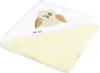 Babyhandtuch 100x100 Akuku beige mit Eule Produktbild-Vorschau 2
