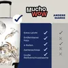 MuchoWow® Koffer Handgepäck Trolley Rollkoffer Kleine Produktbild-Vorschau 6