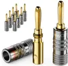 deleyCON 10 Stück Bananenstecker Set - Vergoldet Schraubbar Produktbild-Vorschau 1