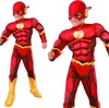 Kids Deluxe Flash Costume From Justice League - Size M Produktbild-Vorschau 2