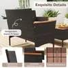 COSTWAY Polyrattan Gartenmöbel Set, Outdoor Lounge Möbel, Produktbild-Vorschau 6