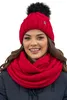 Vivisence Strickmütze damen - Bommelmütze Strickmützen Produktbild-Vorschau 2