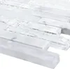 Glas Marmor Mosaikfliesen Weiß Malawi Bruchglas Verbund Produktbild-Vorschau 1