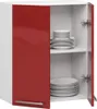 Horní kuchyňská skříňka 60 cm VERMINA - bílá / červená Náhled obrázku produktu 2