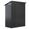 COSTWAY Szopa ogrodowa 1,05 m³ 150x90,5x185 cm metalowa, Podgląd zdjęcia produktu 1