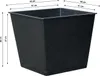 Dehner Universal-Pflanztopf, ca. 44.5 x 44.5 x 39 cm, Produktbild-Vorschau 3