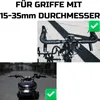 Fahrrad Handyhalterung Verstellbar Robust Hartkunststoff Produktbild-Vorschau 5