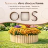 Floranica Bordure de Jardin en bois 20 x 100 cm Non-traité Voir les images du produit 4