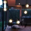 Luce solare 10 globi LED trasparenti bianco caldo PARTY Anteprima dell’immagine prodotto 6