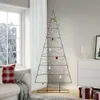 vidaXL Árbol de Navidad metálico para decorar, color , 210 Vista previa de la imagen del producto 2
