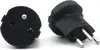 Wiltec Adapter Schuko/ CH schwarz, Steckdosenadapter Produktbild-Vorschau 1
