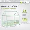 Juskys Kinderbett Marli 80 x 160 cm - Rausfallschutz, Produktbild-Vorschau 3