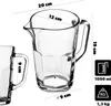 KADAX pichet, pichet en verre, pichet en verre robuste, Voir les images du produit 3