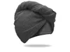 Rychleschnoucí froté turban na vlasy tmavě šedý, 100% Náhled obrázku produktu 2