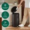 CASABEL Mülleimer Küche 50L, 100% Edelstahl, Resistent Produktbild-Vorschau 3