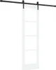 vidaXL Schiebetür 61 x 198,5 cm Massivholz Kiefer und Glas Produktbild-Vorschau 1