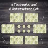 Tischset 6x45x30 cm + 6x10fi cm Platzset Tischmatte Produktbild-Vorschau 4