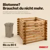 Holzkomposter Garten ONBEST | 520 Liter | 100x100x72 cm | Produktbild-Vorschau 5