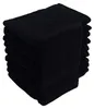 Waschhandschuhe Waschlappen 10er Set Schwarz 100 % Produktbild-Vorschau 1