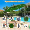 Ombrellone Izrielar 3 m verde con luce LED, ombrellone da Anteprima dell’immagine prodotto 8