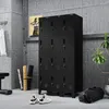 Sozialschrank ROBERT 1 Plus 292 x 1720 x 450 mm schwarz Produktbild-Vorschau 12