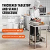 Table de préparation SucceBuy en acier inoxydable, 61 x 61 Voir les images du produit 3