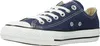 A single navy blue Converse Chuck Taylor All Star low-top sneaker is shown from a side-diagonal angle against a white background. Produktbild-Vorschau