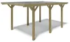 Tettoia posto auto coperto in legno 3.04x5.12 m - 15.56 m2 Anteprima dell’immagine prodotto 5