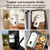 COSTWAY, mousseur à lait électrique, 6 en 1, 400W, 250ml, Voir les images du produit 8