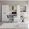 Jugendzimmer Wohnwand Kinderzimmer 300 cm Weiß/Sonoma mit Produktbild-Vorschau 1