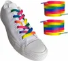 Regenbogen Schnürsenkel - Regenbogen Farbverlauf - 120 cm Produktbild-Vorschau 4