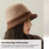 Damen Winter Fischerhut Vintage Elegant Bowler Hut Produktbild-Vorschau 6