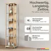 K-Möbel Glasvitrine stehend in Sonoma Eiche (176x37x33 cm) Produktbild-Vorschau 2