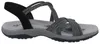 SKECHERS Damen Riemen Sandale schwarz Textil Stretch - Produktbild-Vorschau 4