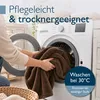 Beautissu Aurelia Kuscheldecke Dunkelbraun, 150x200cm Produktbild-Vorschau 3