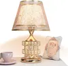 KUGI LED Tischleuchte Kristall Tischleuchte,Gold Tischlampe Produktbild-Vorschau 1