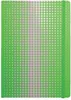 Notizbuch A4 grün-rosa Tec 224 Seiten 80 g/m² mit Produktbild-Vorschau 2