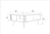 Skye Decor, Ronas - Walnut, Couchtisch, Nussbaum, 100 % Produktbild-Vorschau 5