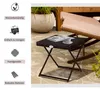 Outsunny Beistelltisch Gartentisch Klapptisch klappbar Produktbild-Vorschau 11