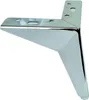A single chrome-plated furniture leg on a white background. Podgląd zdjęcia produktu