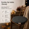 SILUK útulný plstěný polštář Ø 36 cm - polštář na židli - Náhled obrázku produktu 7
