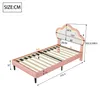 INONEFT Kinderbetten 90x200 mit LED, Polsterbett Jugendbett Produktbild-Vorschau 6