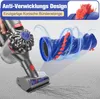 A close-up shot of a vacuum cleaner attachment demonstrating its anti-tangle design. Produktbild-Vorschau